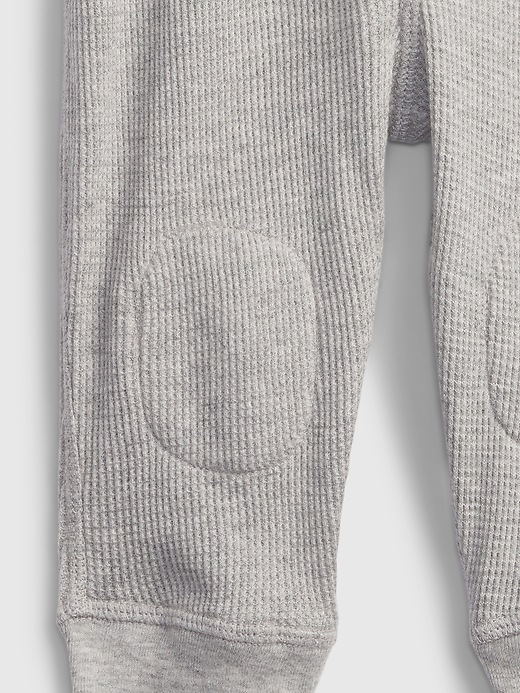 Image number 3 showing, Baby 100% Organic Cotton Mix and Match Waffle-Knit Pull-On Pants