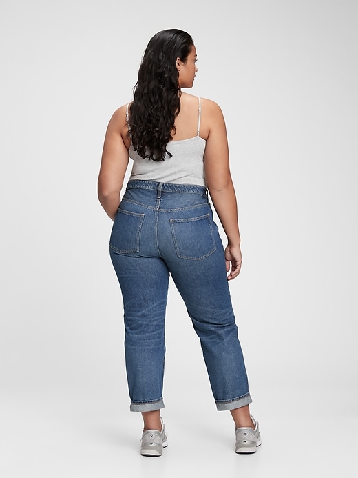 Image number 6 showing, Gap & Jean ReDesign Mid Rise Relaxed Unisex Straight Fit Jean With Washwell&#153