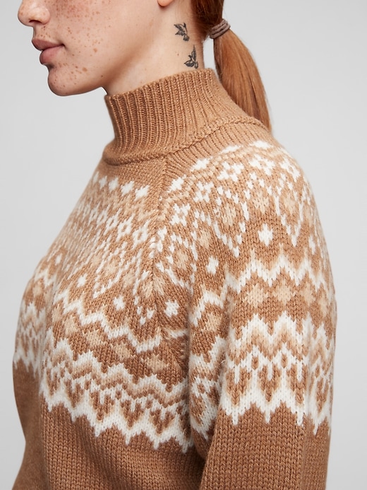 Image number 3 showing, Cozy Fair Isle Sweater