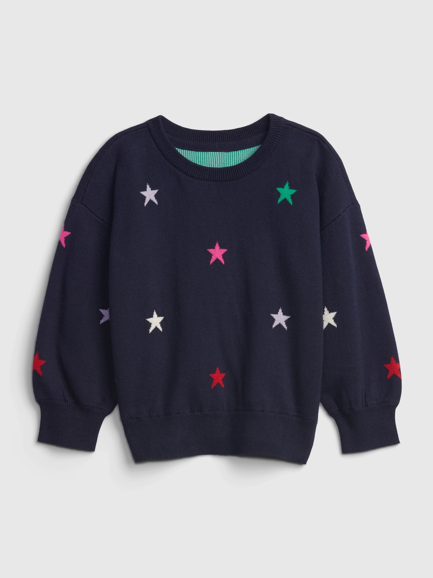 Gap Babies' Toddler Star Print Sweater In Dark Night Blue