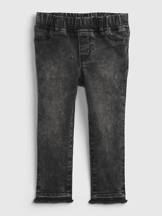 1 of 8 showing, with the color TRUE BLACK FRACTURE of product Toddler Pull-On Jeggings with Washwell ™