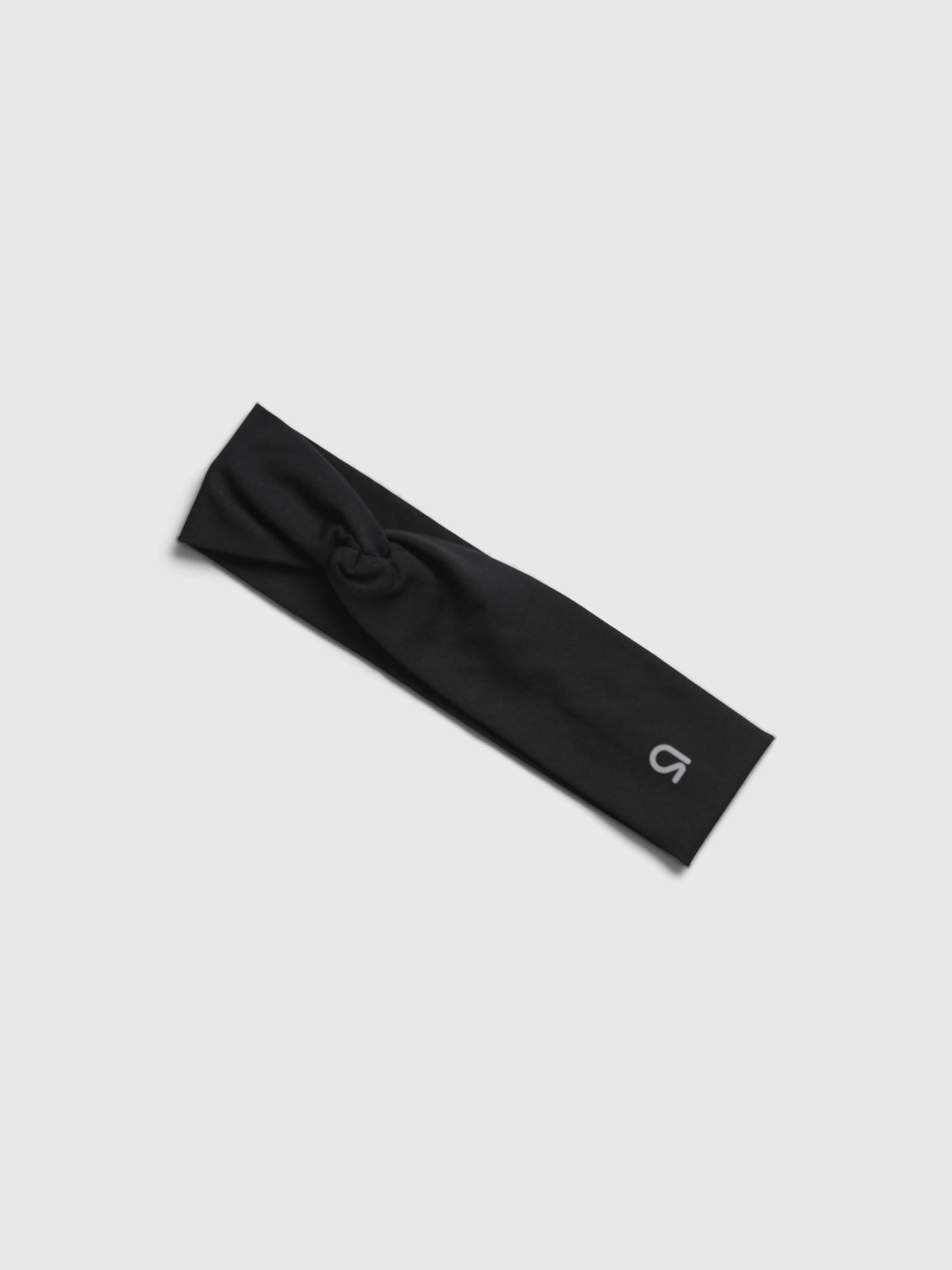 Gap Fit Twist-Front Headband black. 1