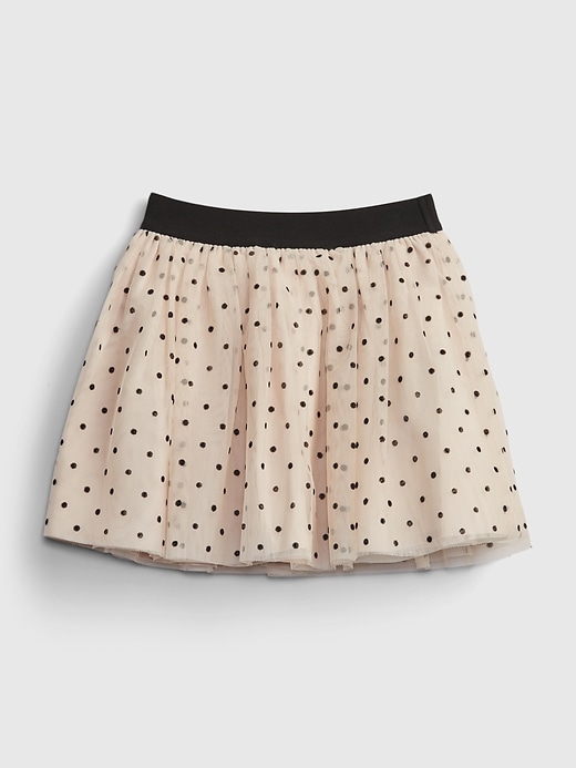 Image number 1 showing, Toddler Polka-Dot Print Skirt
