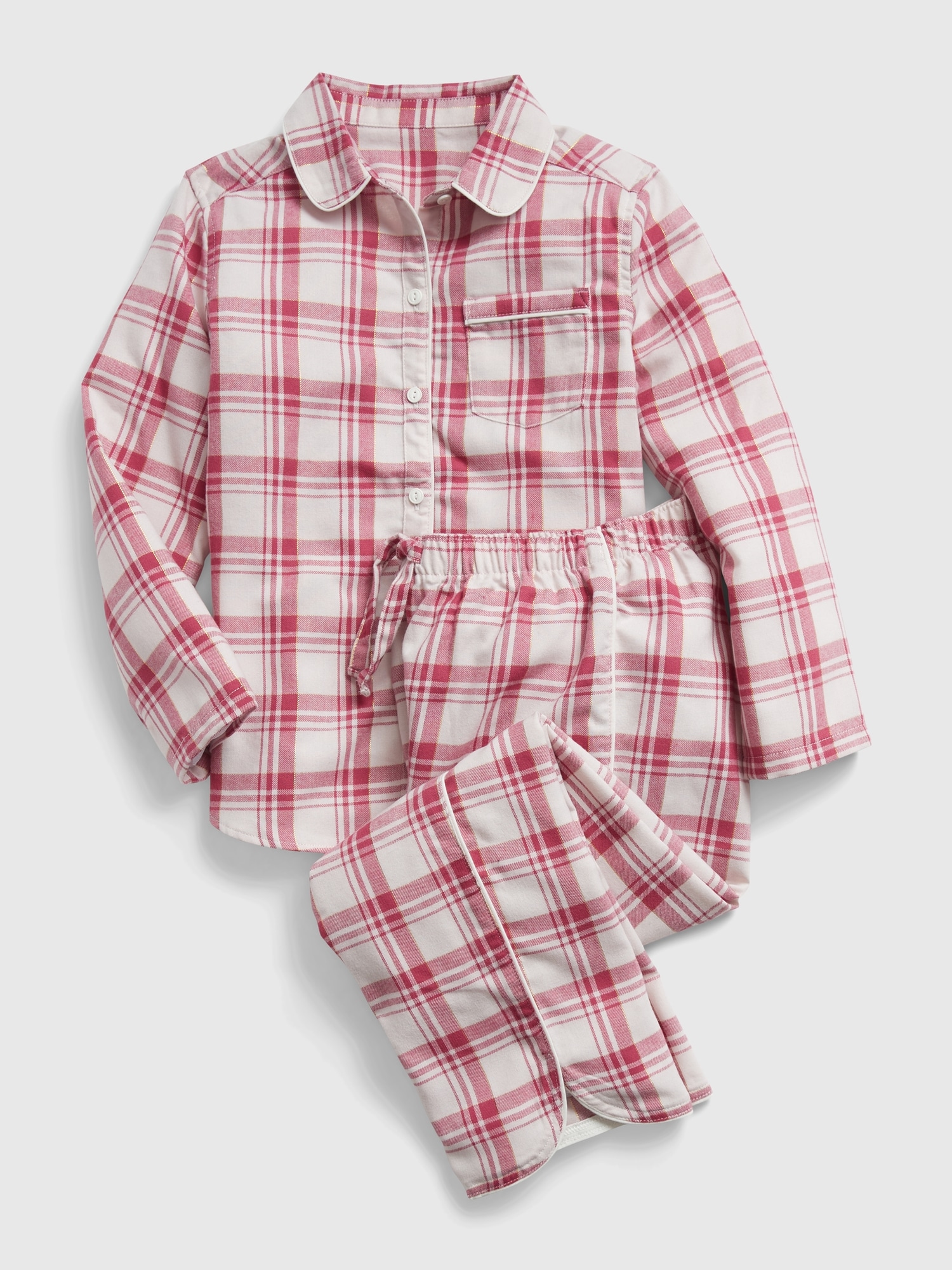 kids plaid pj pants