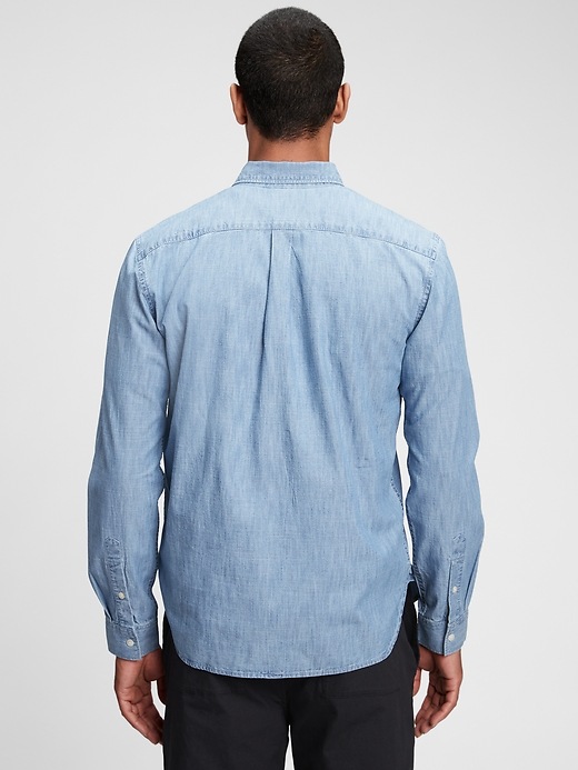 Image number 2 showing, Chambray Shirt 