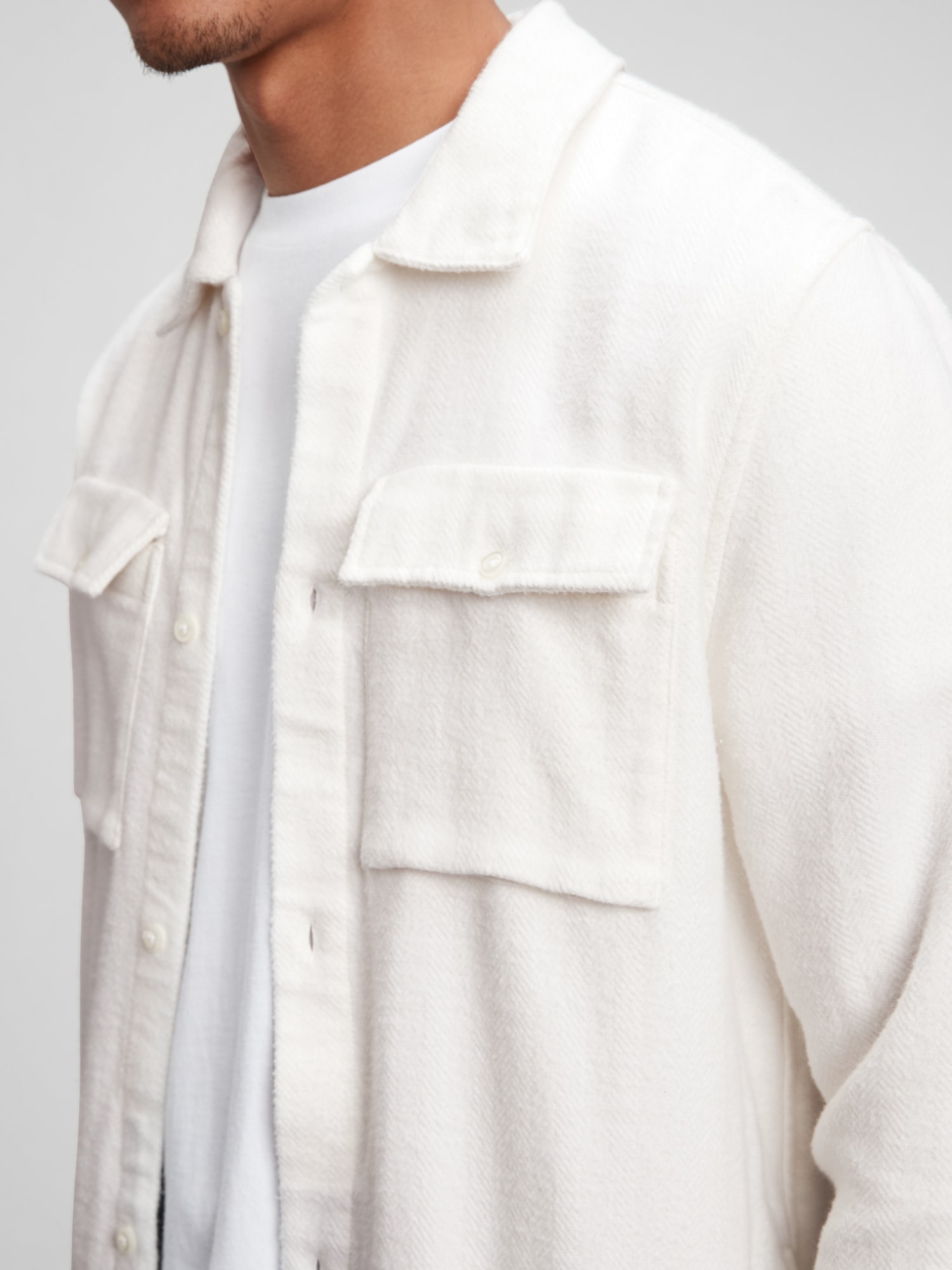 gap utility shirt jacket