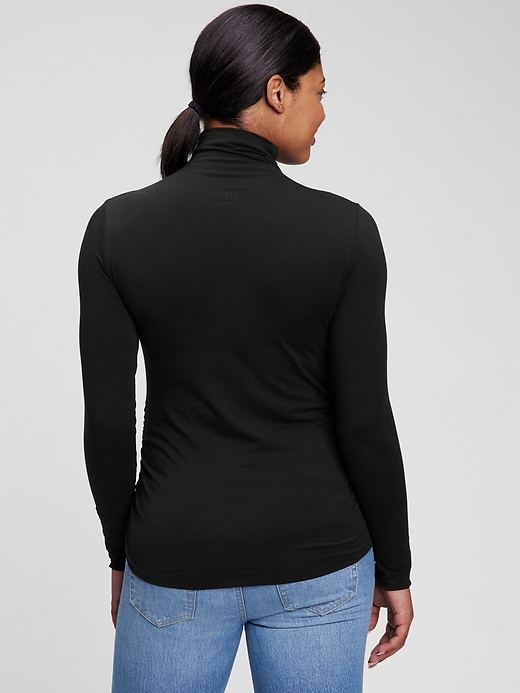 Image number 2 showing, Maternity Funnel-Neck T-Shirt