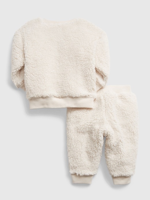 Image number 2 showing, Baby Sherpa Henley 2-Piece Outfit Set