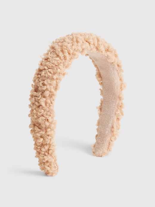 1 of 8 showing, with the color brannan brown of product Kids Sherpa Headband