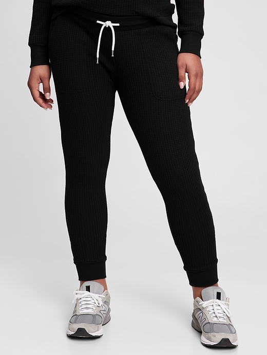 View large product image 1 of 1. Maternity Waffle Joggers
