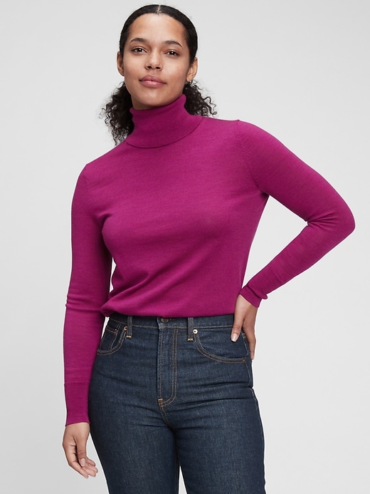 View large product image 1 of 1. Merino Turtleneck Sweater