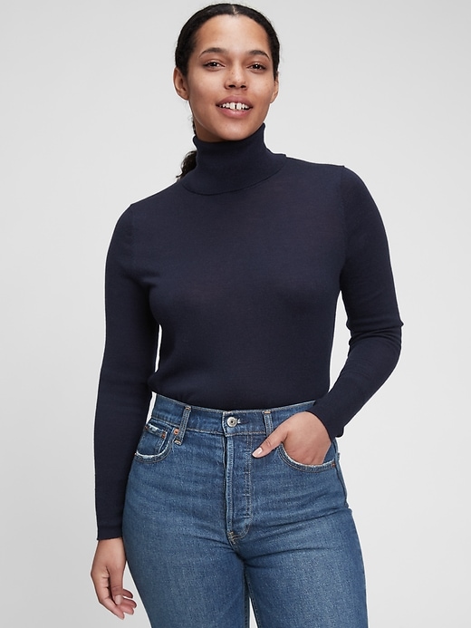 Image number 9 showing, Merino Turtleneck Sweater