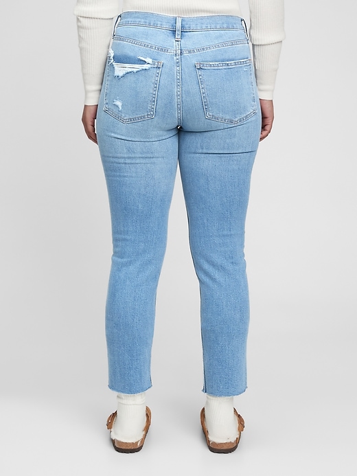 Image number 2 showing, Mid Rise Vintage Slim Jeans with Washwell