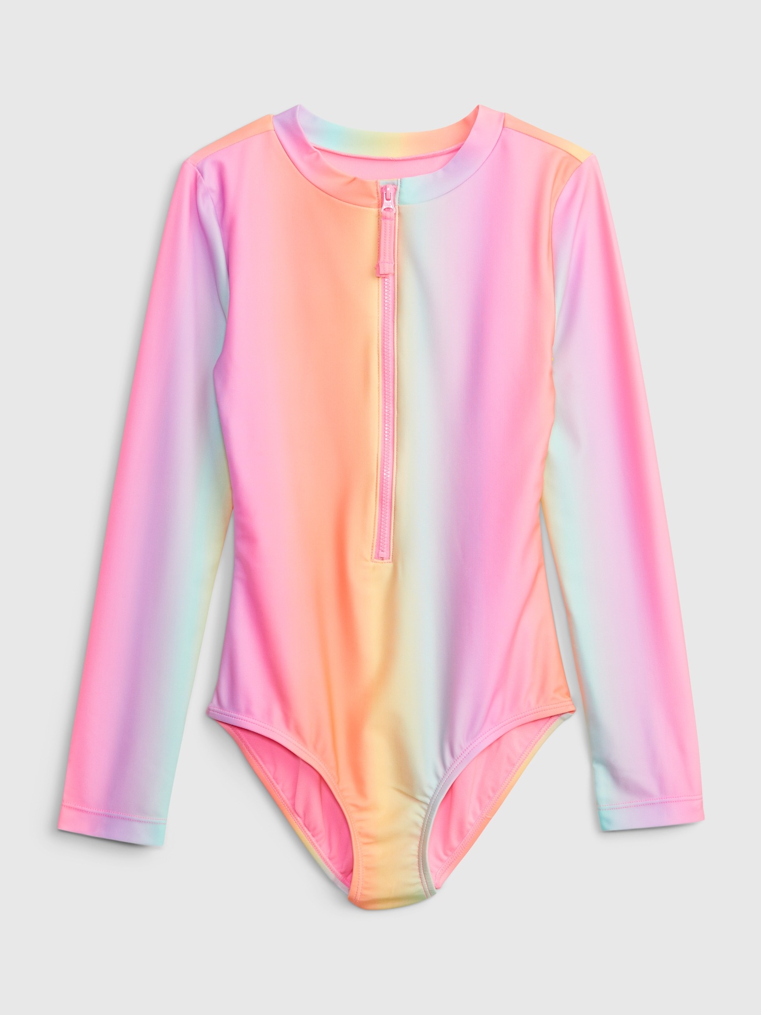 Kids Recycled Tie-Dye Swim Rash Guard One-Piece | Gap