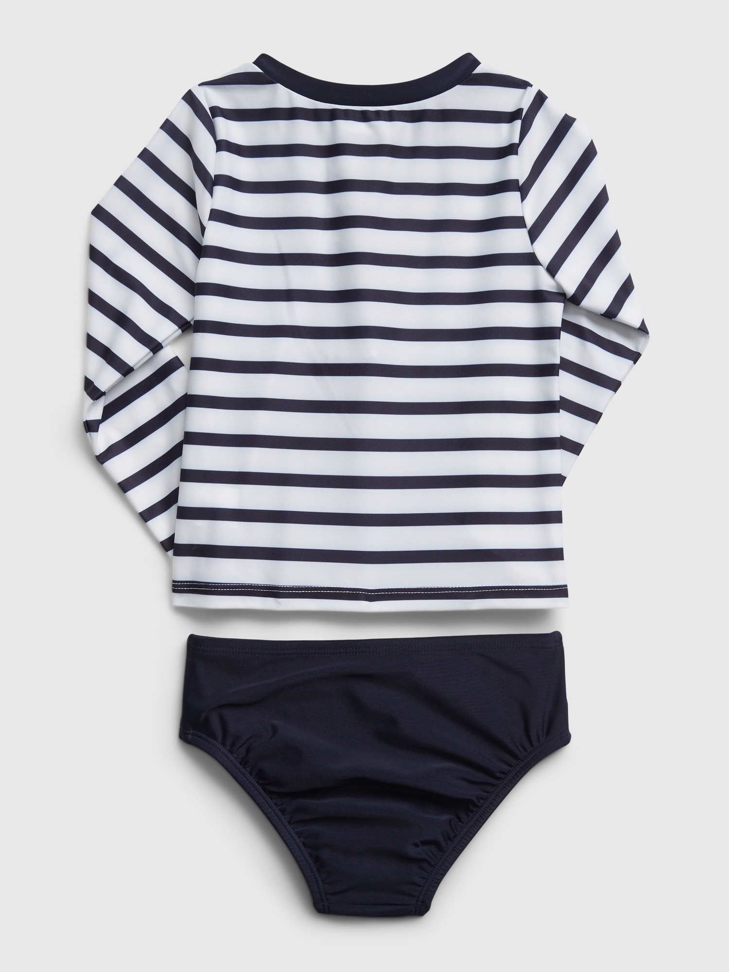 Toddler Recycled Stripe Rash Guard Swim TwoPiece Gap