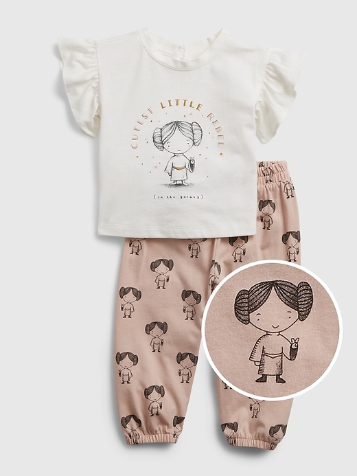 Image number 1 showing, babyGap &#124 Star Wars&#153 Princess Leia Outfit Set