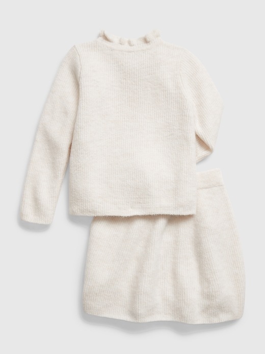 Image number 2 showing, Toddler Ribbed-Knit Ruffle Sweater Outfit Set