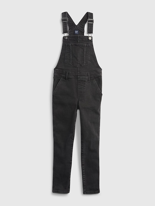 1 of 8 showing, with the color black wash of product Kids Overall Jeggings