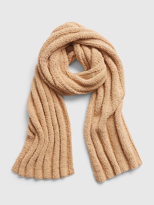 1 of 8 showing, with the color BRANNAN BROWN of product Sherpa Scarf