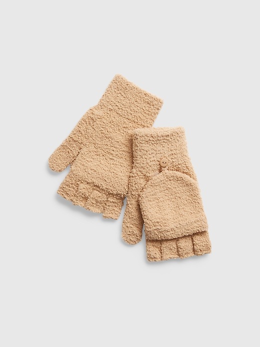 1 of 8 showing, with the color Brannan brown of product Sherpa Mittens