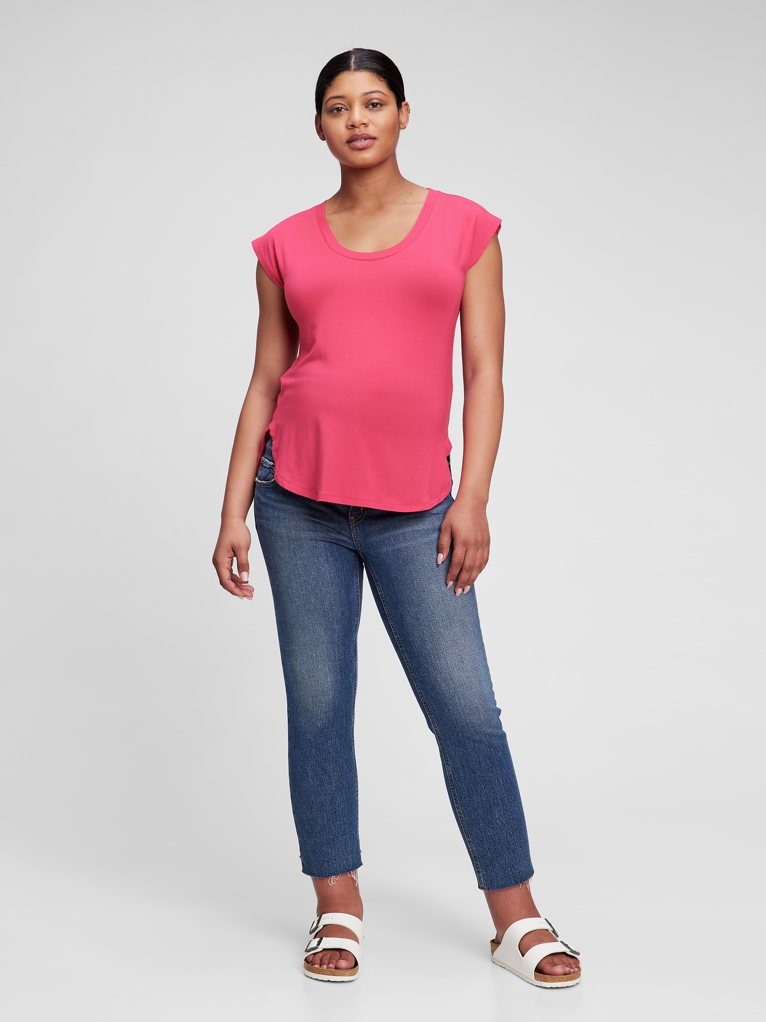 Maternity Modal Tunic TShirt Gap