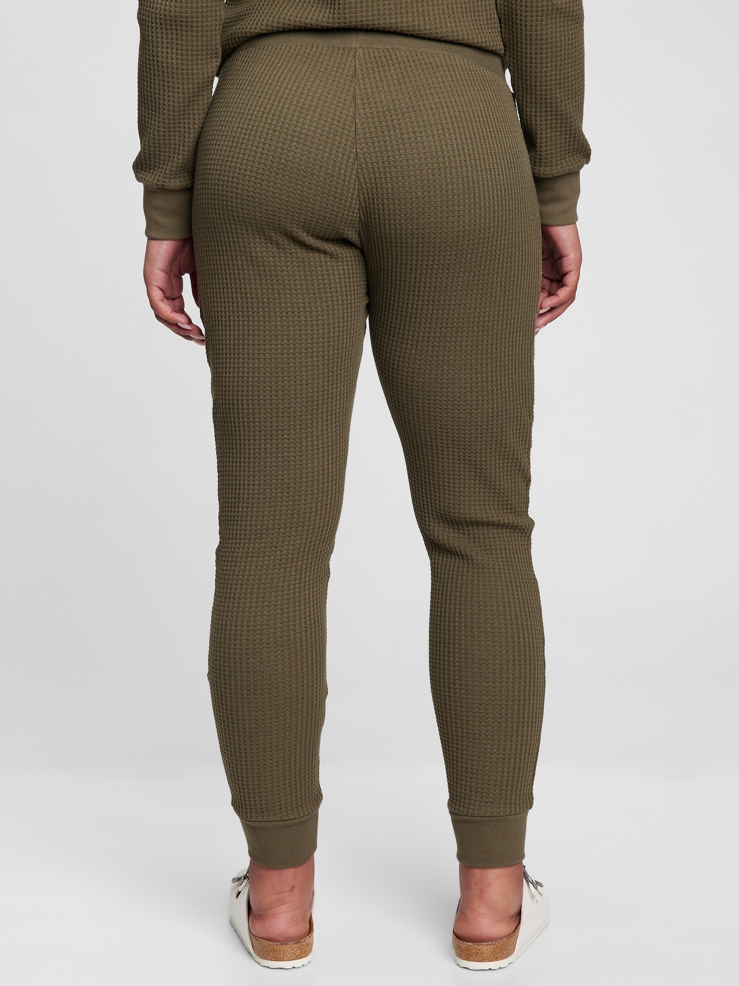 Maternity Waffle-Knit Joggers | Gap