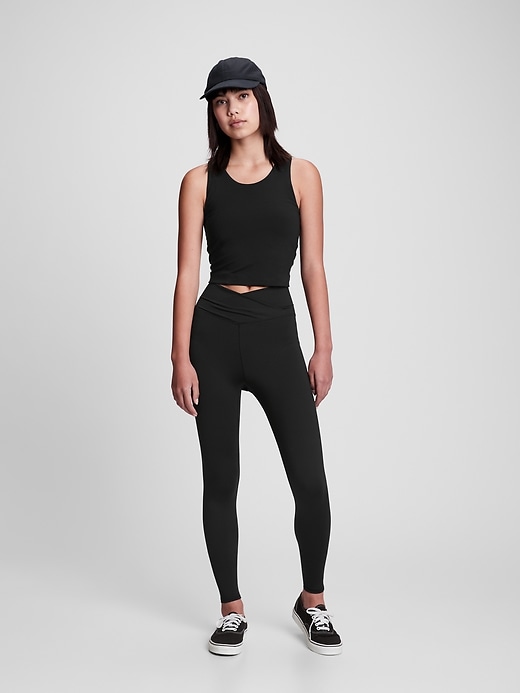 Image number 3 showing, Teen GapFit Crossover Leggings