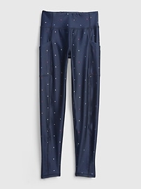 View large product image 1 of 1. GapFit Kids Cozy Lined Leggings
