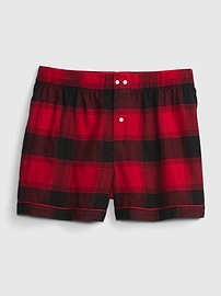 Adult Flannel PJ Shorts