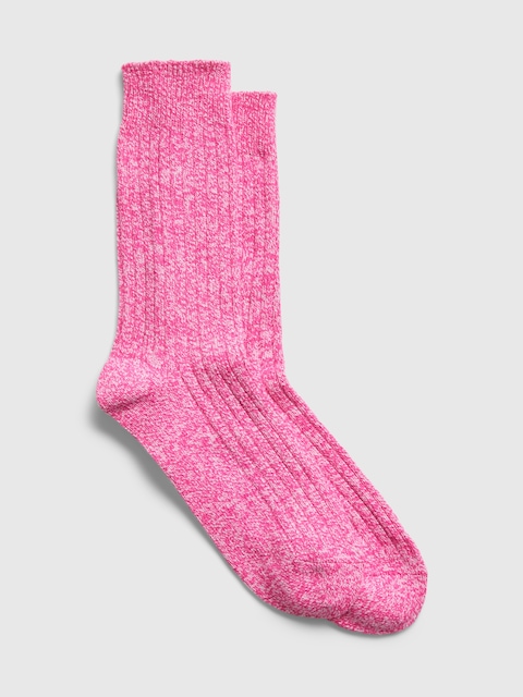 Marled Boot Socks