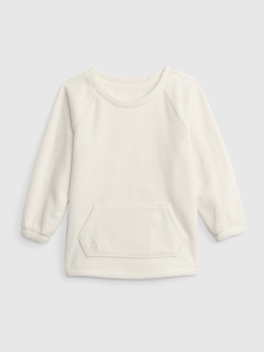View large product image 1 of 1. Toddler Recycled Polyester Fleece Crewneck Sweatshirt