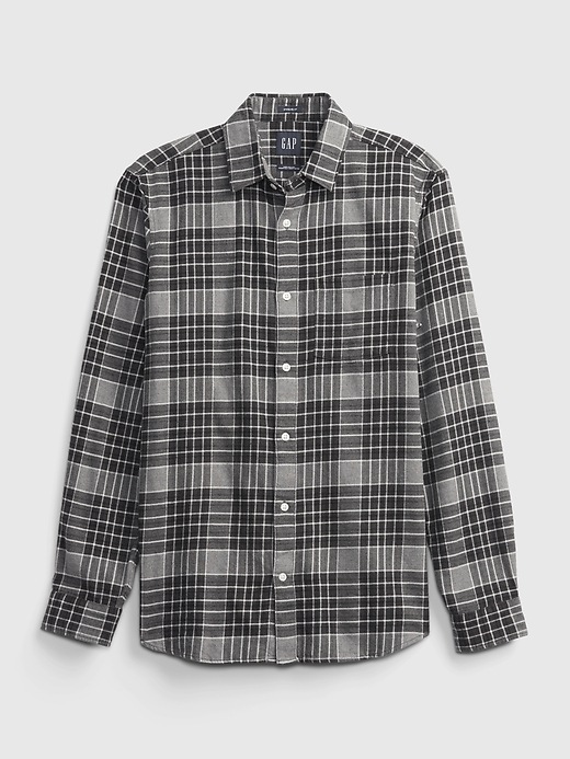 100% Organic Cotton Midweight Flannel Shirt | Gap
