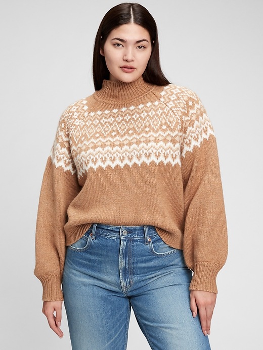 Image number 4 showing, Cozy Fair Isle Sweater