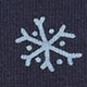 navy blue snowflake