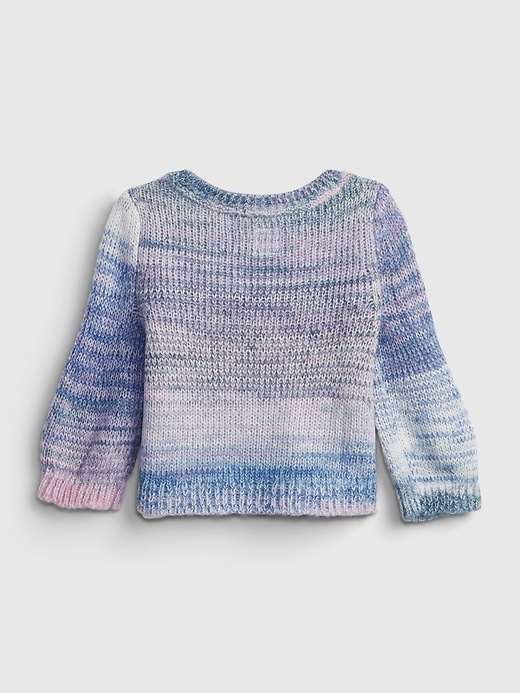 Image number 2 showing, Baby Ombre Crewneck Sweater