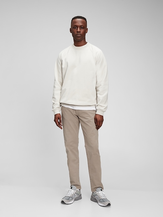 1 of 8 showing, with the color flannel taupe of product Slim Jeans in GapFlex