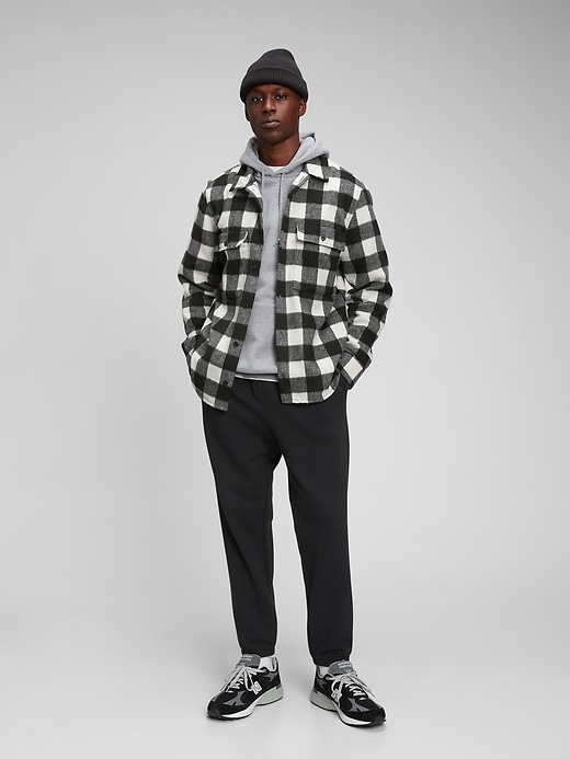 Cozy Flannel Shirt Jacket Gap