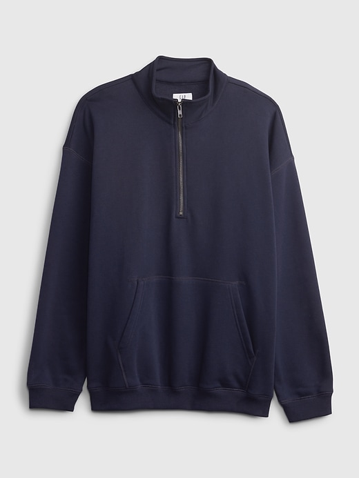 2 of 8 showing, with the color blue of product Teen Half-Zip Sweatshirt
