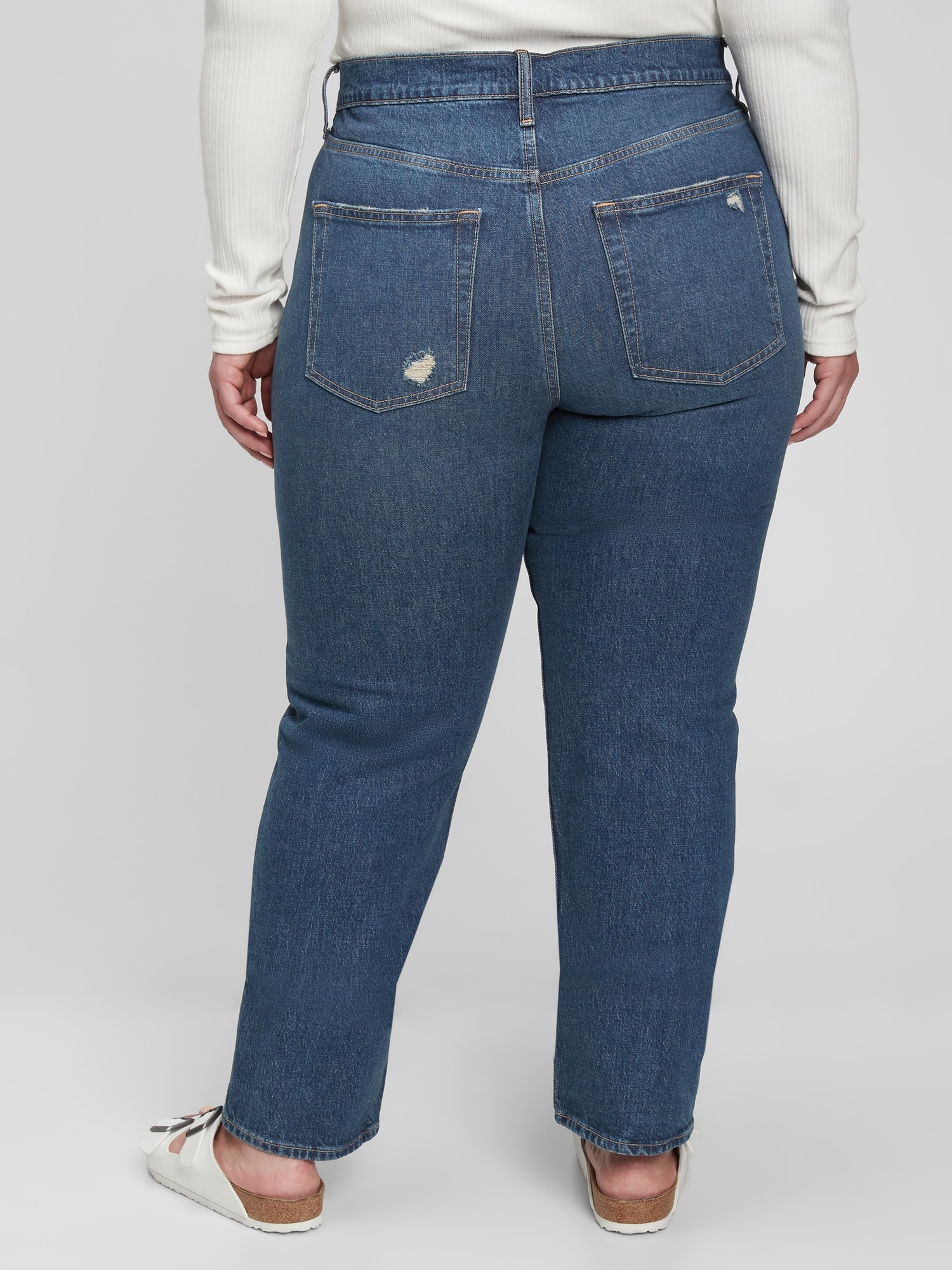 Sky High Straight Leg Jeans | Gap