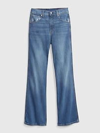 High Rise Vintage Flare Jeans with 
