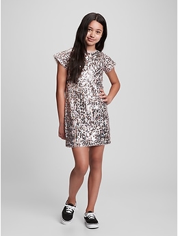 Childrens silver deals sequin dress