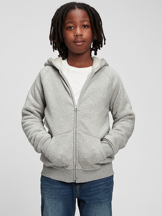 Image number 2 showing, Kids Cozy Sherpa Hoodie