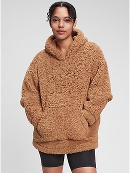 gap sherpa sweatshirt
