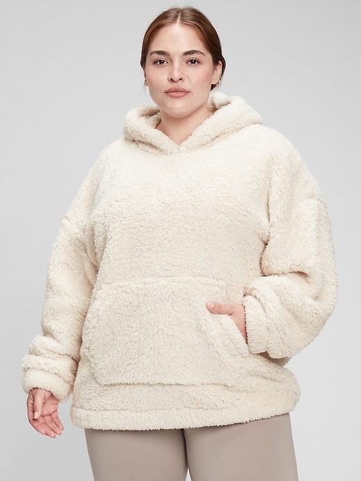 gap sherpa sweatshirt