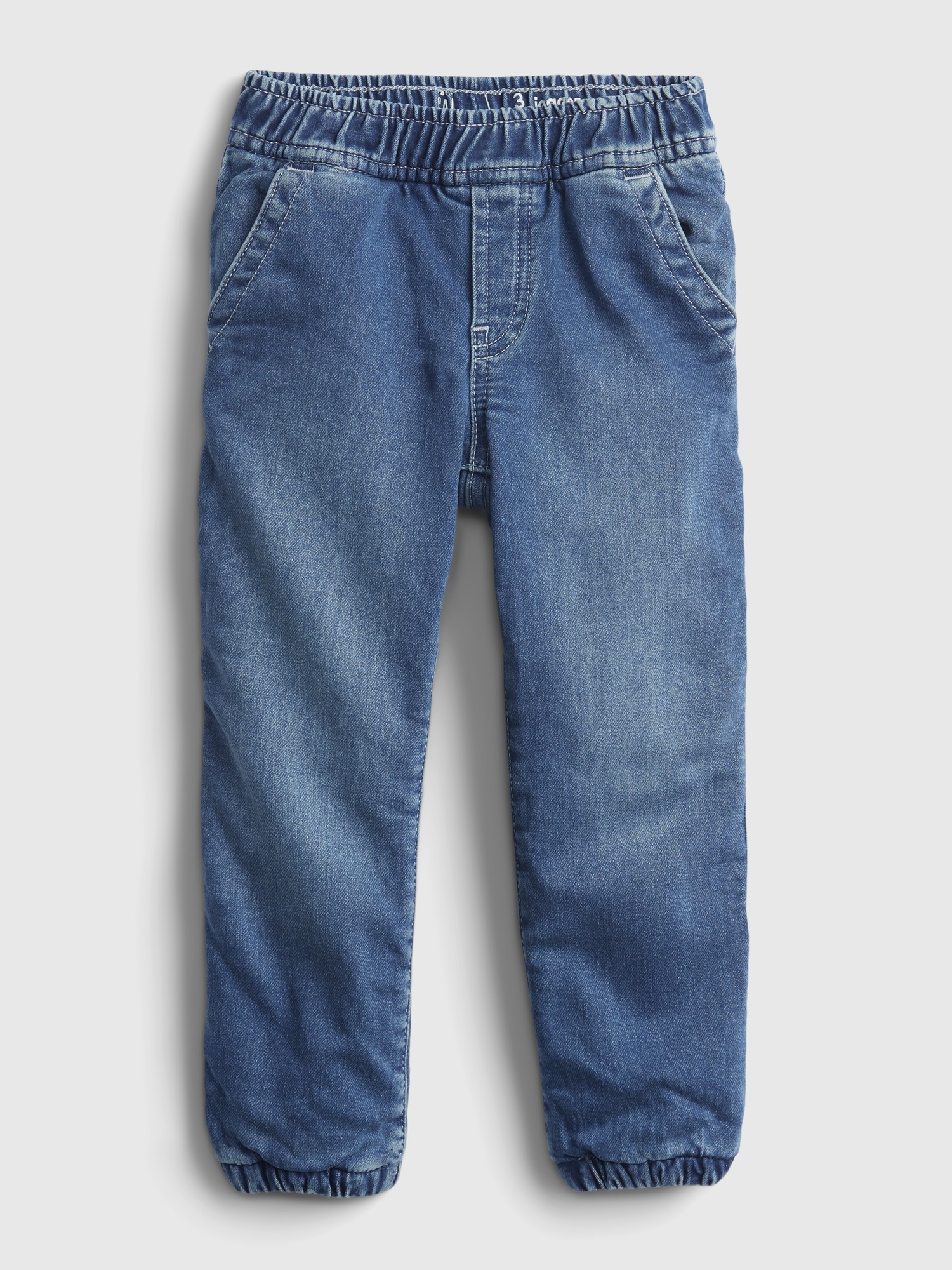 Toddler boy denim joggers 2025