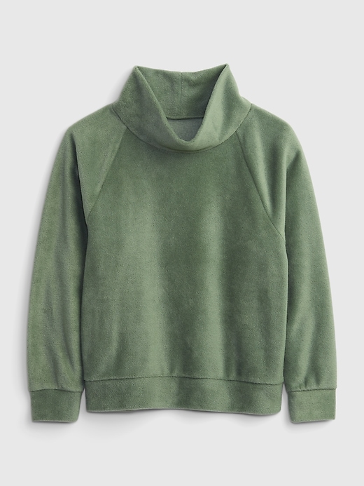 Image number 5 showing, Kids Fleece Turtleneck Sweatshirt