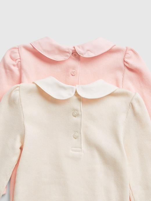 Image number 3 showing, Baby Collar Bodysuit (2-Pack)