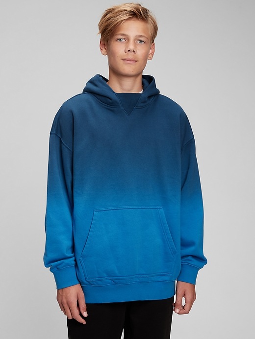 Tie dye top gap hoodie