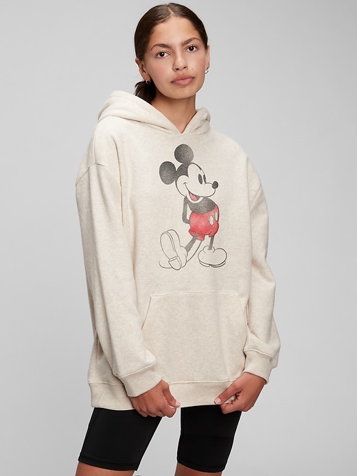 Teen &#124 Disney Mickey Mouse Oversized Graphic Hoodie