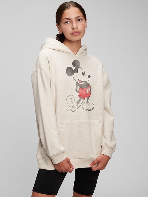 Image number 1 showing, Teen &#124 Disney Mickey Mouse Oversized Graphic Hoodie